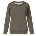 thumbnail image 4 of Sweatshirts Décontractés à Col Rond pour Femmes Manches Longues Coupe Ample Pull Doux Tenues de Mode Automne, 4 of 7