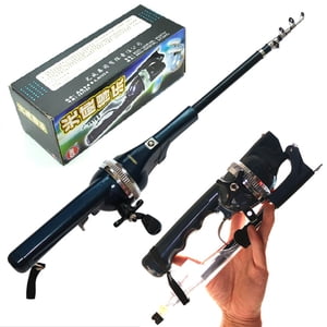 Fishing Gear Pocket Fishing Rod Integrated Fishing Rod and Reel Combo Telescopic Fishing Rod with