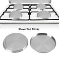 thumbnail image 2 of Ejoyous 4Pcs/Set Stainless Steel Kitchen Stove Top Burner Covers Cooker Protection , Stove Cover, Stove Top Cover, 2 of 7