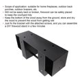thumbnail image 4 of Firewood Holder Outdoor, Durable Wearable Convenient Practical Easy Installation Widely Applicable Firewood Rack  for Home for Courtyard for Backyard, 4 of 7