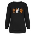 thumbnail image 4 of VEKDONE 2025 Liquidation Chandails d'Halloween pour Femmes Col Ras du Cou Tendance Décontracté Vintage Chandails Graphiques Citrouille Coupe Ample Chandails à Manches Longues, 4 of 4