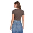 thumbnail image 3 of George Women's Rib Crew-Neck T-Shirt, 3 of 6