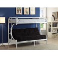 thumbnail image 2 of ACME Eclipse Twin XL over Queen Futon Bunk Bed in White, 2 of 2