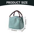 thumbnail image 3 of Womail Sac à Lunch Isolé pour Femmes, Compact, Réutilisable, Fourre-Tout, Sac Isotherme, Seau à Lunch, 3 of 7