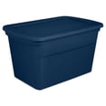 thumbnail image 2 of Sterilite Classic Bac de Rangement Empilable avec Couvercle de 30 Gal, Lot de 6, 2 of 6