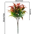 thumbnail image 2 of Artificial Morning Glory Home Decoration Red Red Plastic (1X Artificial Morning Glory), 2 of 5