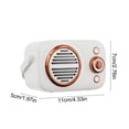 thumbnail image 3 of FcBaudy Mini Outdoor Portable Creatives Card U Disk High Volume Bluetooth Speaker Wireless 5.3 Subwoofer Plastics audio system, 3 of 6