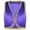 Purple, variant on Alvivi Kids Boys Arabian Prince Dress Up Waistcoat Halloween Fancy Party Open Front Golden Vest Red 14
