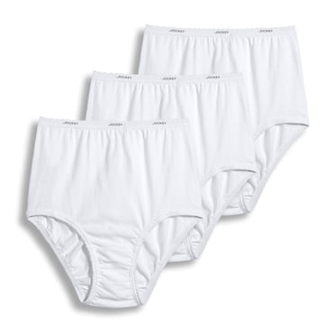 Jockey Culotte Classique pour Femme Grande Taille en Coton 100 % - Lot de 3
