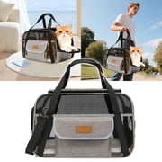 Portable Pet for Cats and Dogs with Mesh Window and Comfortable Padding for Safe Travel