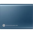 thumbnail image 2 of Samsung 250GB T5 Portable Solid-State Drive (Blue), 2 of 7