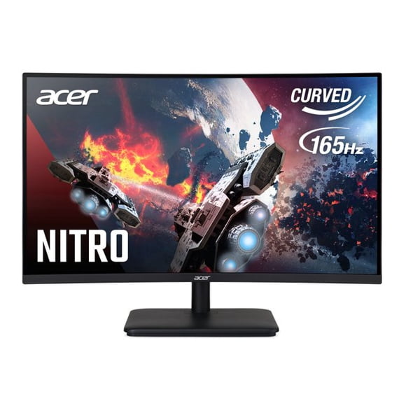 Refurbished Acer ED270R Sbiipx 27Inch Curved Full HD 165Hz Monitor with AMD Radeon FreeSync Technology, Black