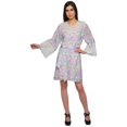 thumbnail image 2 of Moomaya Short Robes For Women Lightweight Venice Lace Summer Loungewear, 2 of 6