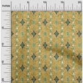 thumbnail image 1 of oneOone Cotton Flex Yellow Fabric Texture & Triangle Geometric Craft Projects Decor Fabric Printed By The Yard 40 Inch Wide, 1 of 4
