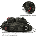 thumbnail image 2 of Fishing Tackle Backpack Lure Box Gear Storage Bag Fanny Pack Fly Fishing Backpack with Rod Holder Sling Shoulder Bag-A, 2 of 7