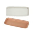 thumbnail image 3 of Indoor Outdoor Flower Pot Plant Saucer Drip Trays Resin Rectangle Plate, 3 of 7