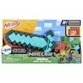 thumbnail image 2 of Nerf Minecraft Sword Dart Blaster, 8 Nerf N1 Darts, 2 of 10