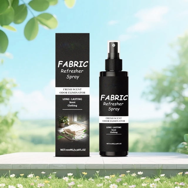 Fabric Refresher Spray With Long Lasting Fresh Scent, Odor Eliminator For Clothes, Upholstery, And Car