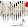 thumbnail image 4 of GHSDFBB Japanese Gel Ink Pens, Fine Point, 0.35 mm, Black Ink, 12 Count, 4 of 6