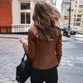 thumbnail image 4 of Cardigans Longs pour Femmes Mode Femmes Manches Longues Ouvert Court Cardigan Veste Courte Manteau Haut en Liquidation, 4 of 7