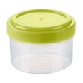 thumbnail image 1 of 1Pcs Mini Bouteille Ronde d'Assaisonnement Transparente Rangement d'Assaisonnement Contenants de Préparation de Repas Compartimentés Tiroir de Frigo Contenant de Farine 10 Lb Contenants Jetables de Préparation de Repas avec Couvercles Rangement avec Couvercles, 1 of 3