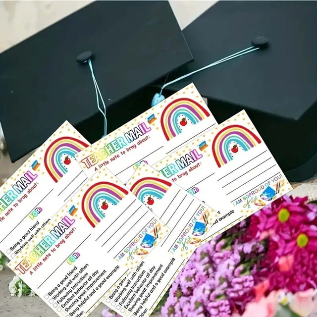 Fournitures pour Enseignants Notes pour Enseignants de Classe Cartes d'Encouragement Familial