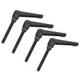thumbnail image 2 of PCS Zinc Alloy Machine Knobs Adjustable Fixing Handle With Exquisite Workmanship,M8 Male Thread,for Machine Tool,Welding Equipment,Black, 2 of 8