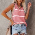 thumbnail image 1 of LSLJS Débardeurs à Col Rond pour Femmes Mode Femmes Été Ample Imprimé T-Shirt à Col Rond Manches Courtes Blouse Décontractée, 1 of 5