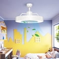 thumbnail image 2 of Costway Ventilateur de Plafond 23 Pouces avec Lumière DEL, Couleur Réglable, 3 Vitesses, Télécommande, 2 of 9