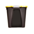 thumbnail image 3 of Homz® Durabilt® 22 Gallon Latching LLDPE container, Black and Yellow, 3 of 5
