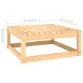 thumbnail image 4 of vidaXL Garden Footstools with Cushions 2 pcs Solid Wood Pine, 4 of 5