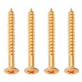 thumbnail image 1 of lionlar 4 Pieces Gold Neck Plate Mounting Screws For ST Electric Guitar Parts, 1 of 6
