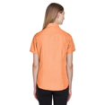 thumbnail image 2 of Harriton Ladies' Barbados Textured Camp Shirt, 2 of 3