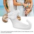 thumbnail image 4 of Animal Shape Hook, Resin Material, Wall Mounted Hanging Hook For Coat Towel Key, Decorative Hook With Removable Animal Horns, 4 of 8