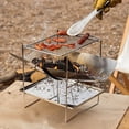 thumbnail image 3 of Outdoor Detachable Folding Camping Ultra-Light Barbecue BBQ Grill (Set), 3 of 9