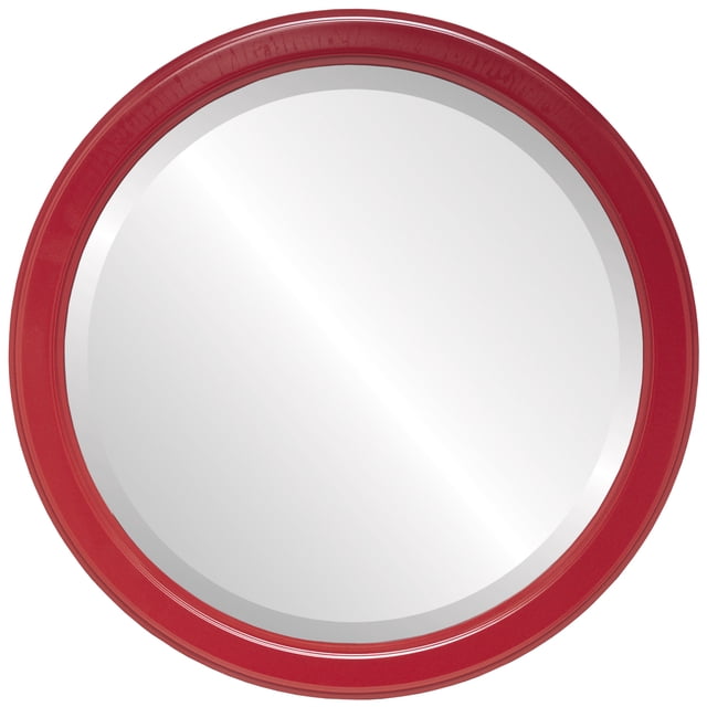 Miroir Encadré Toronto - Rouge des Fêtes