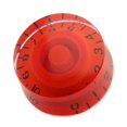 thumbnail image 3 of Luckyn 4 Pcs Multi Couleur LP Guitare Électrique Volume Bouton Haut Chapeau Vitesse Control Boutons de Guitare Rouge, 3 of 7