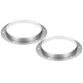 thumbnail image 1 of Uxcell 7" Metal Duct Connector Flange Straight Pipe Exhaust Flange Duct Mounting Plate 2 Pack, 1 of 5
