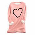 thumbnail image 1 of Birdeem Womens Large Loose Raglan Top Thickened and Velvet Lamb Wool Warm Underlay, 1 of 1