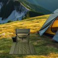 thumbnail image 1 of DYNWAVECA Folding Beach Chair with Back Support Portable for Traveling Activities Lawn Green, 1 of 10