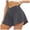 Dark Gray, variant on Yammkia Womens Outdoor Shorts Women's Athletic Running Shorts with Pockets Quick Dry Lightweight Workout Gym Shorts(Black,M)