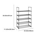 thumbnail image 3 of Boovnll Étagère à Chaussures Extra Grande Étagère de Rangement pour Chaussures Étagère de Rangement pour Chaussures Étagère à Chaussures Robuste pour Garde-Robes Garages et Couloirs Étagère à Chaussures Empilable pour Entrée Noir, 3 of 8