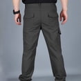 thumbnail image 5 of UVEASISHA Pantalon Cargo à Séchage Rapide pour Hommes Taille Élastique Pantalon Tactique de Camp Pantalon Cargo Résistant à l'Eau Pantalon de Randonnée Léger Pantalon de Survêtement d'Extérieur avec Poches en Solde, 5 of 5
