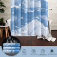 thumbnail image 2 of KSEERBABALL Blue Marble Shower Curtain, 72" x 72" Waterproof, 2 of 5