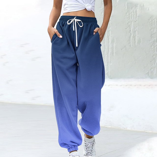 Simua Women's Lightweight Sweatpants with Pockets Gradient for Running