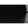 thumbnail image 4 of Elegant Decor Ozman round 14 inch ottoman in black, 4 of 4