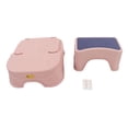 thumbnail image 4 of 2 Step Stool, Height Adjustable Quick Disassembly 2 Layer Detachable Double Antiskid Kids Step Stool  For Kids For Bathroom Pink Purple, 4 of 8