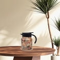thumbnail image 5 of Binwennn Matriarch Cups Vintage Floral Pattern Tea 2025 New Tea Pot Tea Built In Infuser 35 Oz Stainless Steel Floral Pattern Tea Pot Tea With Infuser Long Insulation, 5 of 5