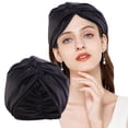 thumbnail image 1 of Bonnet de Nuit en Satin Soyeux pour Femmes Réversible Ajustable Très Grand Bonnet de Nuit Cheveux Bouclés Naturels, 1 of 6