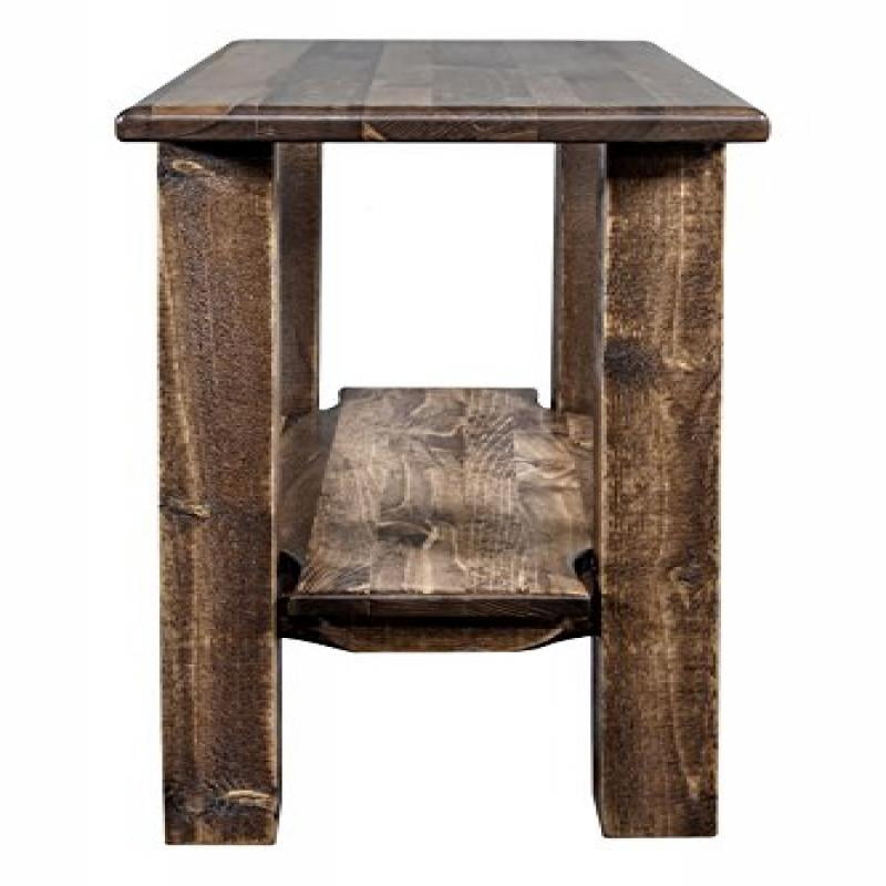 Montana Woodworks Homestead Collection Table d'Appoint, Finition Teintée et Laquée (Ensemble de 1)